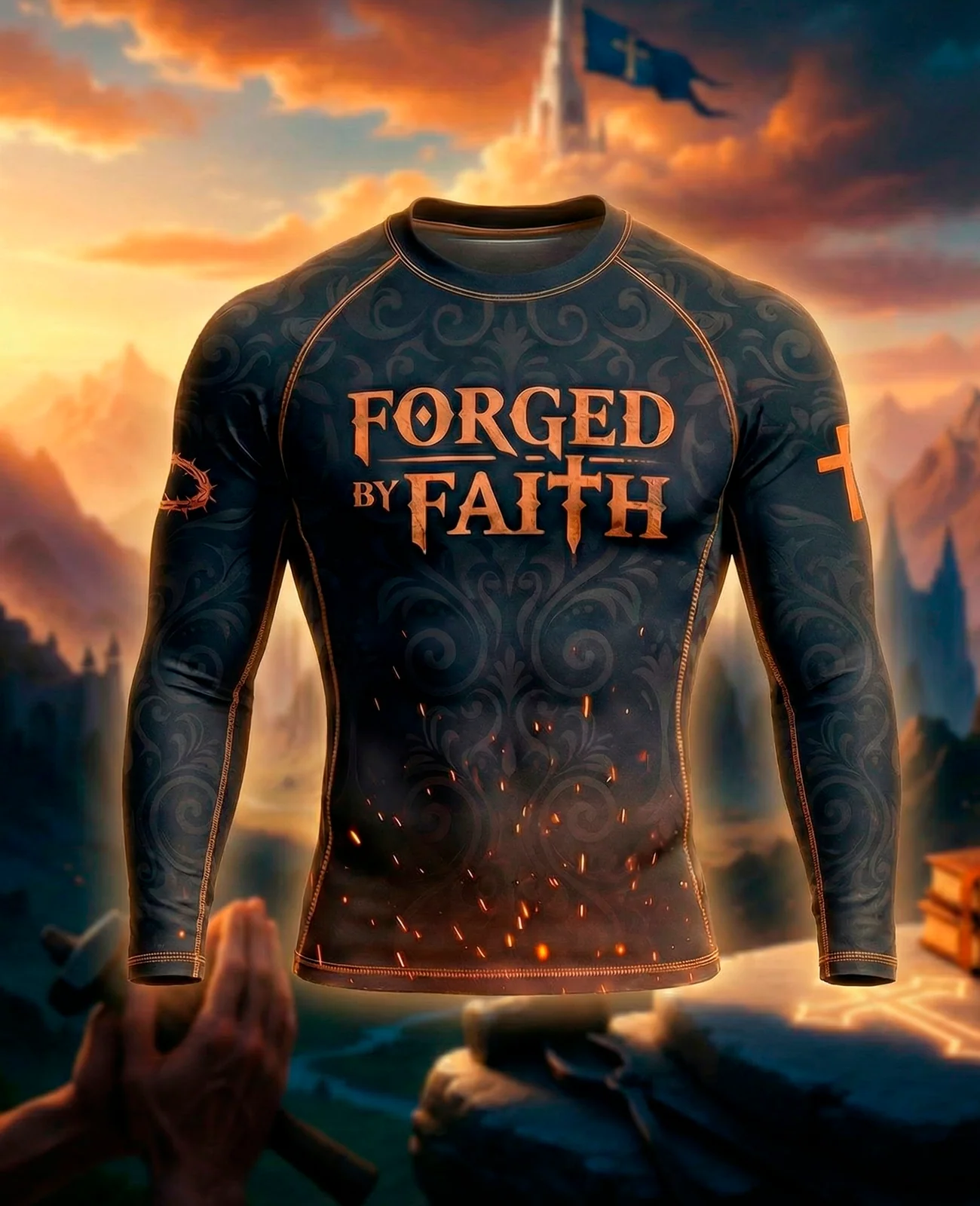 Pre-Order Forged by Faith Rashguard - Image 3