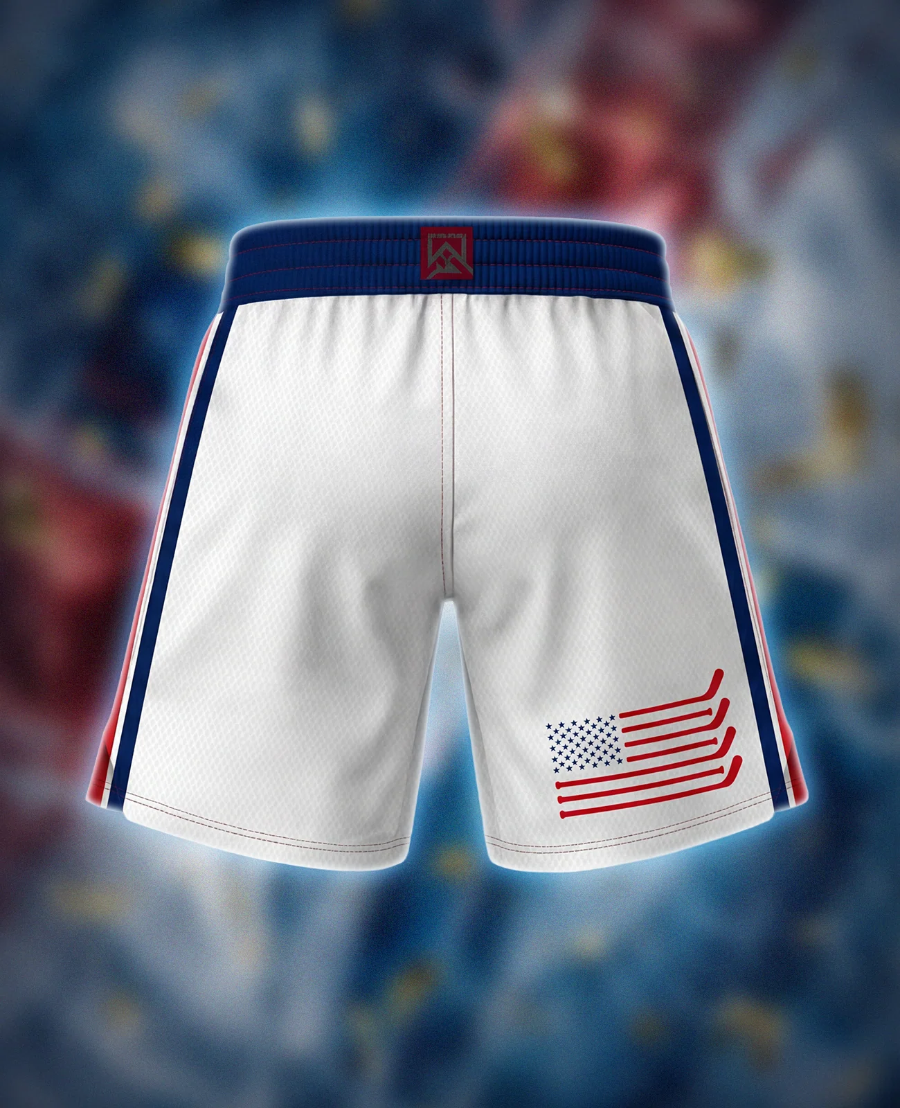 Pre-Order USA Hockey Gold Fight Shorts - Image 2